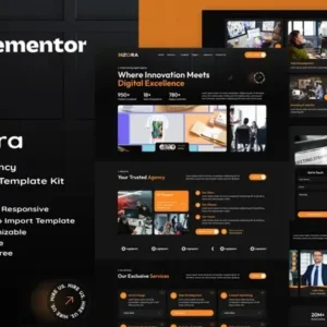 Dizora – Digital Agency Elementor Template Kit
