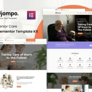Djompo Kit – Senior Care Elementor Template Kit