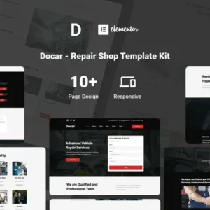 Docar – Repair Shop Elementor Template Kit