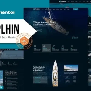 Dolphin – Yacht Club & Boat Rental Elementor Pro Template Kit