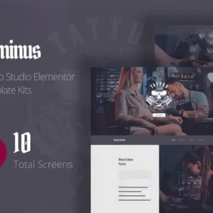 Dominus – Tattoo Studio Elementor Template Kits