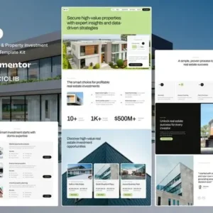 Domix – Real Estate & Property Investment Elementor Template Kit