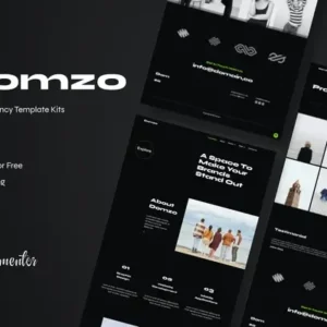 Domzo – Creative Agency Elementor Template Kit