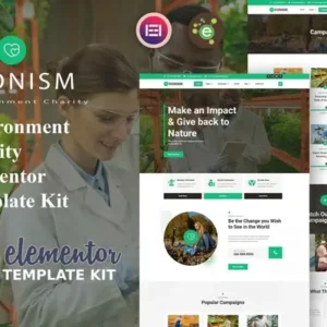 Donism – Environment Charity Elementor Template Kit