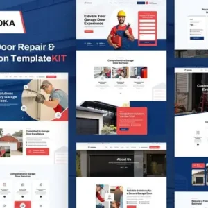 Doroka | Garage Door Repair Elementor Template Kit