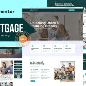 Dortgage – Mortgage Company Elementor Template Kit