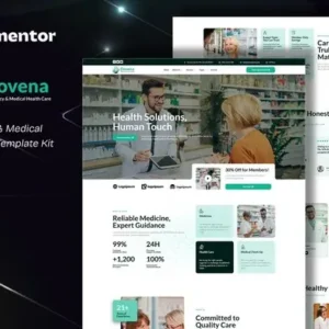 Dovena – Pharmacy & Medical Elementor Template Kit