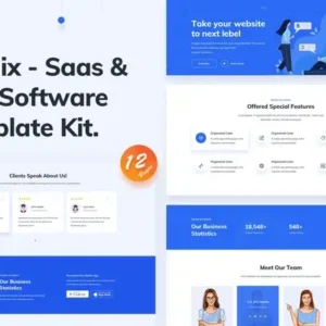 Dronix – SaaS & Startup Elementor Template Kit