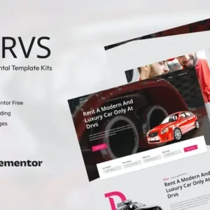 DRVS – Car Rental Elementor Template Kit