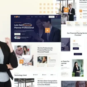 Duid – Personal Financial Consultant Service Elementor Template Kit