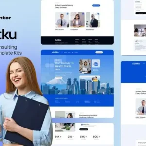 Duitku – Finance Consulting Service Elementor Template Kit