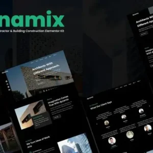 Dynamix – Architecture Elementor Template Kit