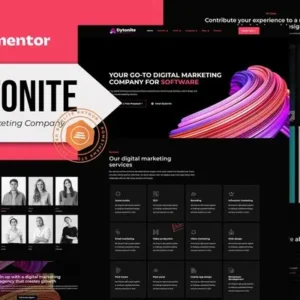 Dytonite – Digital Marketing Company Elementor Pro Template Kit