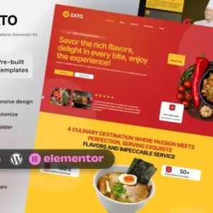 Eato – Restaurant & Cafe Elementor Template Kit