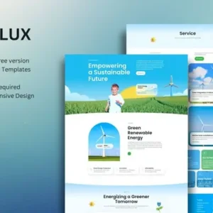 Ecolux – Green Renewable Energy Elementor Template Kit