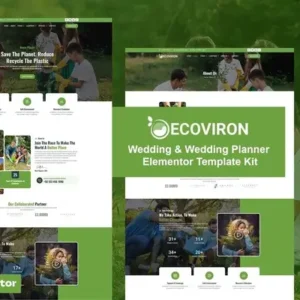 Ecoviron – Ecology & Enviroment Charity Elementor Pro Template Kit