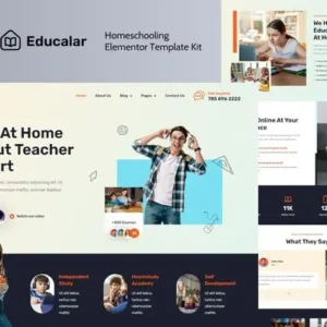 Educalar – Homeschooling Elementor Template Kit