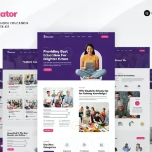 Educator – University & School Education Elementor Template Kit