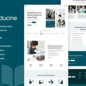 Educine – Online Course & Education Elementor Template Kit
