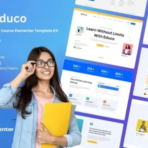Educo – Education & Online Course Elementor Template Kit