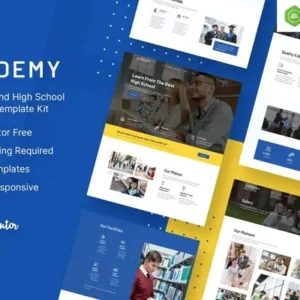 Edudemy – School & Education Elementor Template Kit