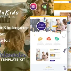 EduKids – Children Kindergarten Elementor Template Kit