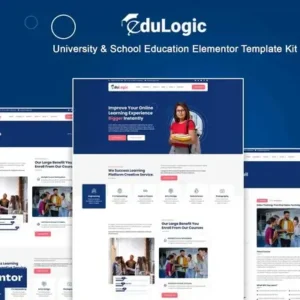 Edulogic – University & School Education Elementor Template Kit