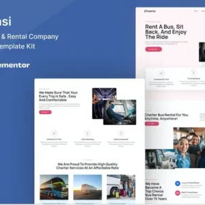 Efisiensi – Bus Charter and Rental Company Elementor Template Kit