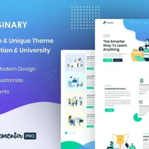 Eginary – Online Education Elementor Template Kit