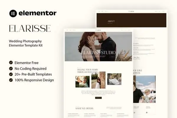 elarisse-wedding-photography-elementor-template-kit