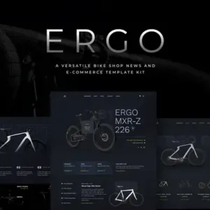ERGO – Bike & Cycling WooCommerce Elementor Template Kit