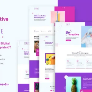 Exolve | Creative Portfolio Elementor Template Kit