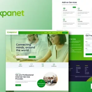Expanet – Broadband & Internet Services Elementor Template Kit