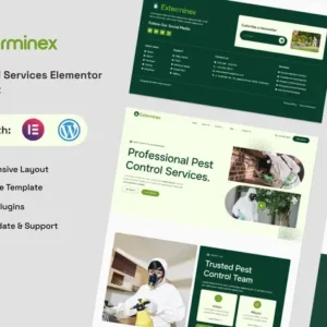 Exterminex – Pest Control Services Elementor Template Kit