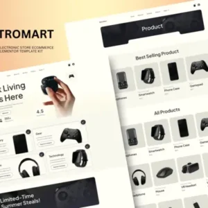 Electromart – E-Commerce Electronics Store Elementor Template Kit
