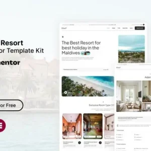 Elliad – Private Resort Elementor Template Kit
