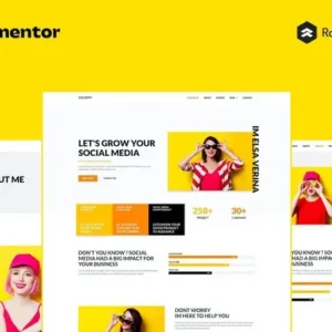Elsa – Social Media Marketing & Management Elementor Pro Full Site Template Kit