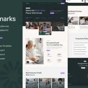 Emarks – Email Marketing Service Elementor Template Kit