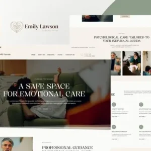 EmilyLawson – Psychologist & Counsellor Elementor Template Kit