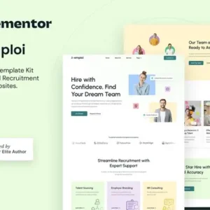 Emploi – Human Resources & Recruitment Agency Elementor Template Kit