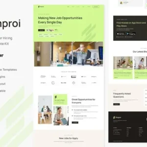 Emproi – Job Board & Career Hiring Elementor Template Kit