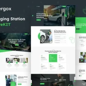 Energox – EV Charging Station Elementor Template Kit