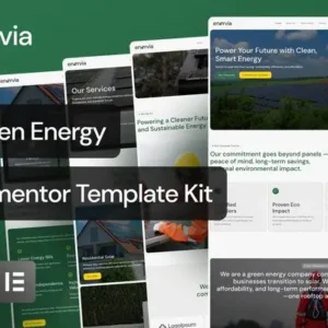Enervia – Green Energy Elementor Template Kit