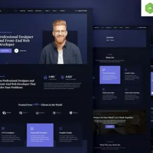 Enrique – Personal CV/Resume & Portfolio Elementor Template Kit