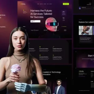 Entity – Artificial Intelligence Services Elementor Template Kit