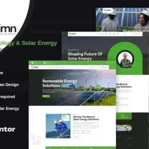 Eolimn – Ecology & Solar Energy Elementor Template Kit