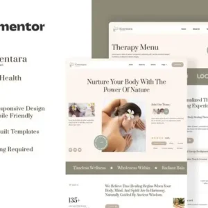 Essentara – Alternative Health Elementor Template Kit