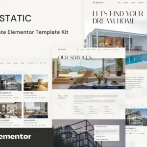 Estatic – Real Estate Elementor Template Kit