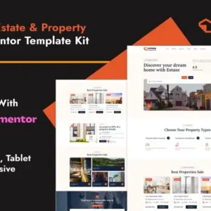 Estaze – Real Estate & Property Elementor Template Kit