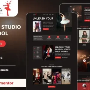Estella – Dance School & Studio Elementor Template Kit